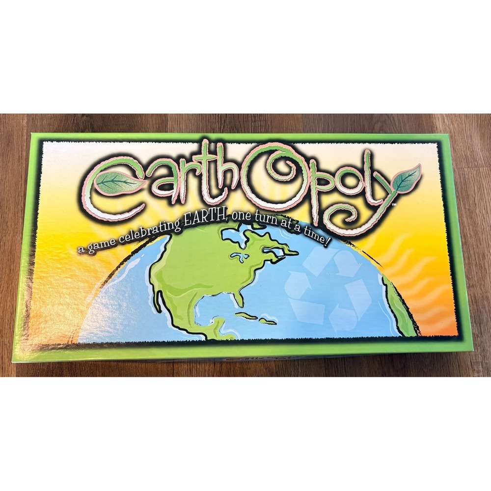 Earth Opoly Board Game COMPLETE Late for the Sky Earthopoly